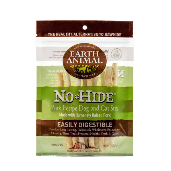 Earth Animal Pork No-hide® Stix (10 Pack) - Barnstable, Ma - Barnstable 