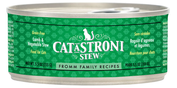 Fromm Family Recipes Cat-A-Stroni™ Lamb & Vegetable Stew Cat Food (5.5 oz, Single Can)