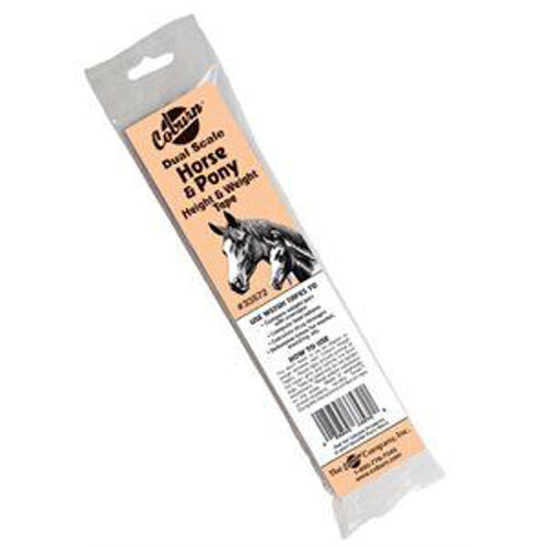 Coburn Horse & Pony Dual Scale Weigh Tape-English/Spanish (80)
