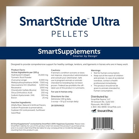 SmartPak SmartStride™ Ultra Pellets (6.2lb Bag - 28 day supply)