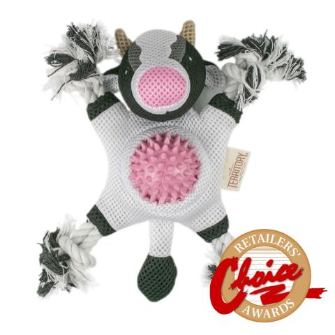 Territory Cow 2-in-1 Dog Toy