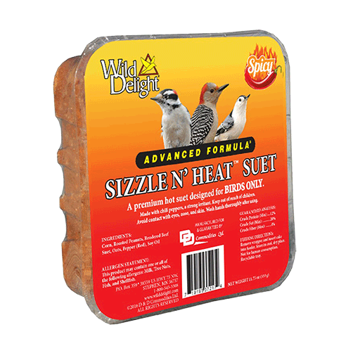 Wild Delight Sizzle N’ Heat® Suet (11.75 oz)
