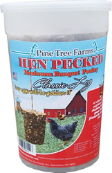 Pine Tree Farms Hen Pecked Mealworm Banquet Poultry Classic Log (28 oz)