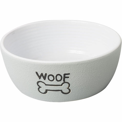 Ethical Pet Nantucket Woof Stoneware Cat Dish (5)