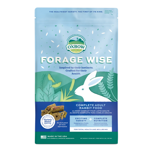 Oxbow Animal Health Forage Wise Adult Rabbit Food (4 LB)