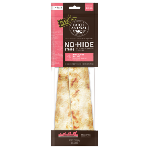 Earth Animal No-Hide® No Salmon Strips Dog Treats