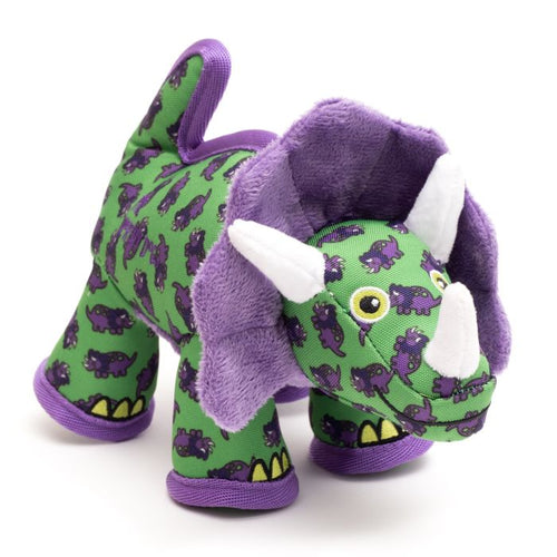 The Worthy Dog Triceratops Dog Toy