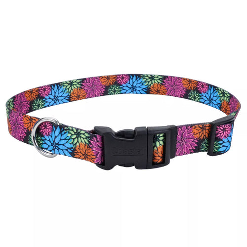 Coastal Pet Products Styles Adjustable Dog Collar (Large 1 x 18 -26 Hunter Tropical Flower)