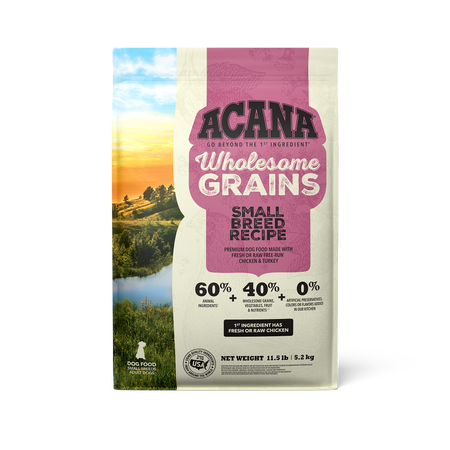 ACANA Wholesome Grains Small Breed Recipe Dry Dog Food (4 Lb)