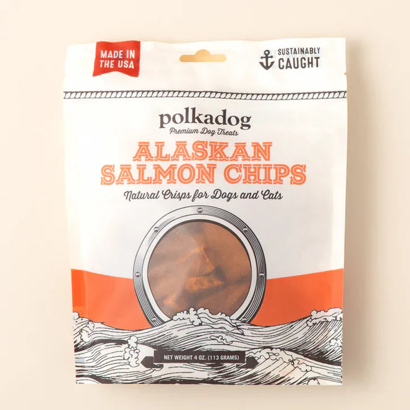Polkadog Alaskan Salmon Chips (4 oz)