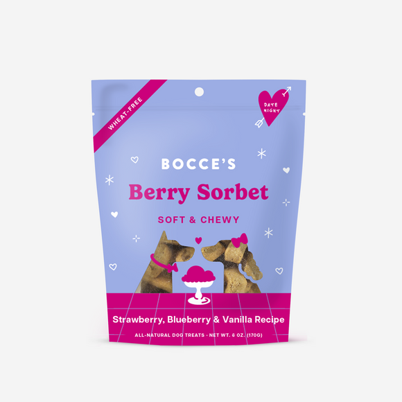 Bocce’s Bakery Date Night Soft & Chewy Treats Berry Sorbet Dog Treats (6-oz)