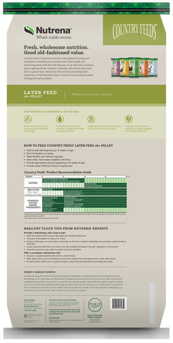 Nutrena® Country Feeds® Layer 16% Feed Pellet