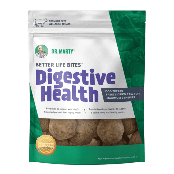 Dr. Marty Better Life Bites Digestive Health Beef Wellness Treats (3.5 oz)