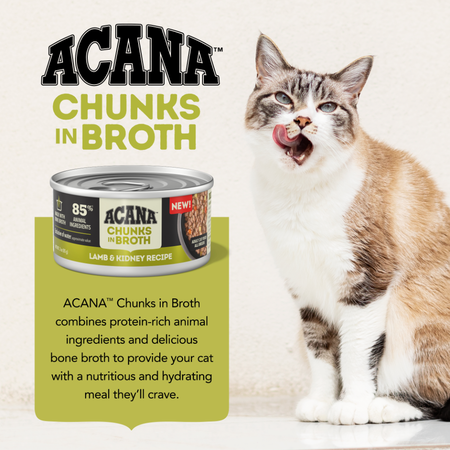 ACANA Chunks in Broth Lamb & Kidney Recipe Wet Cat Food