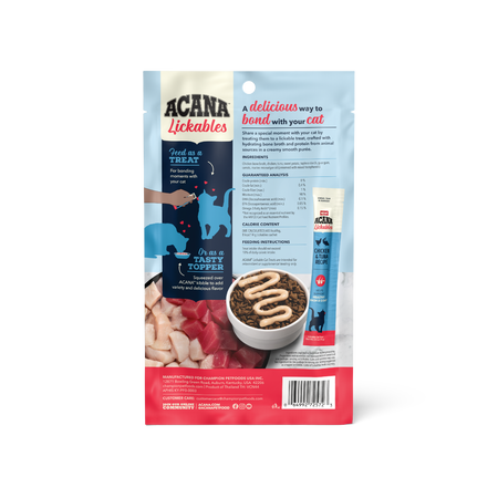 ACANA Lickables Chicken & Tuna Recipe Cat Treats (2.5 oz (5 pk))