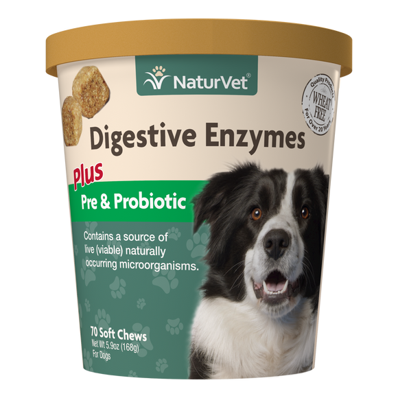 Digestive Enzymes Soft Chew with Prebiotics & Probiotics (70 Ct)