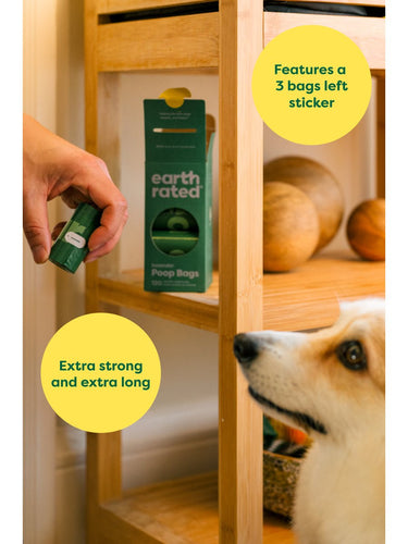 Earth Rated Poop Bags on Refill Rolls