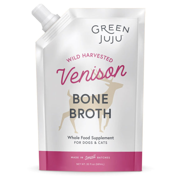Green Juju Venison Bone Broth (20 oz)