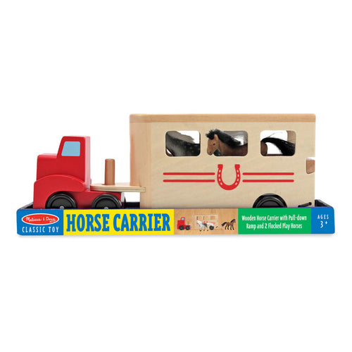 Melissa & Doug Horse Carrier Wooden Vehicles Play Set (1 Set)