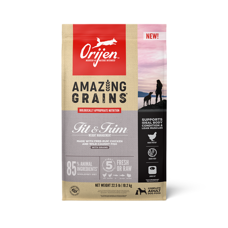 Orijen Amazing Grains Fit & Trim Dog Food (4 LB)