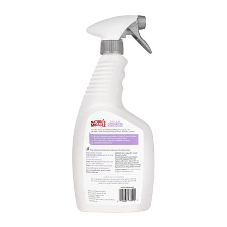 Nature's Miracle Air Care, Fabric and Surface Spray Lavender & Vanilla Scent Pet Odor Eliminator Deodorizer (24 oz spray)