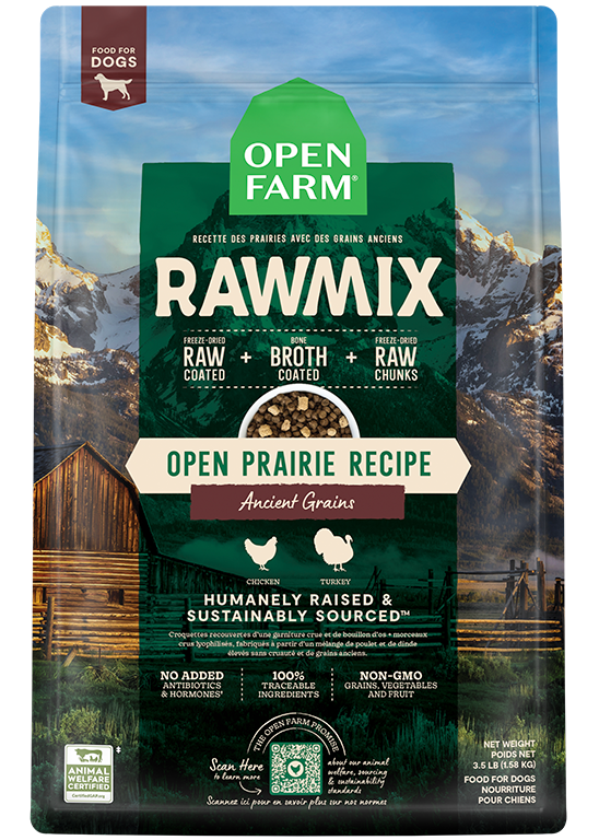 Open Farm Open Prairie Ancient Grains RawMix for Dogs (20 Lb)