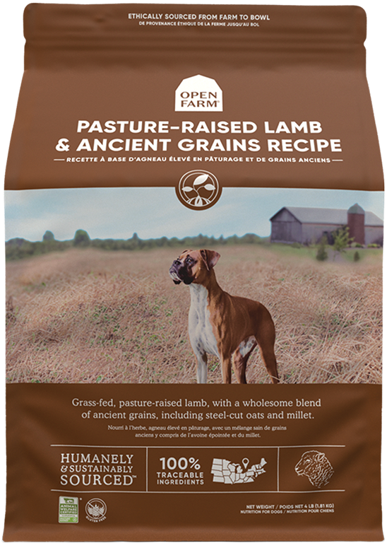 Open Farm Pasture-Raised Lamb & Ancient Grains Dry Dog Food (22-lbs)