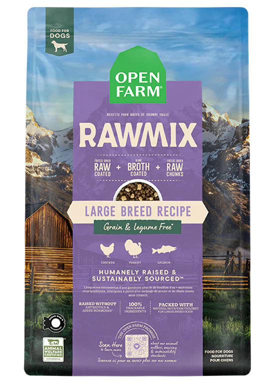 Open Farm Large Breed Grain-Free Rawmix for Dogs