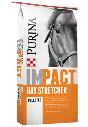 Purina® Impact® Hay Stretcher Horse Feed (50 lbs)