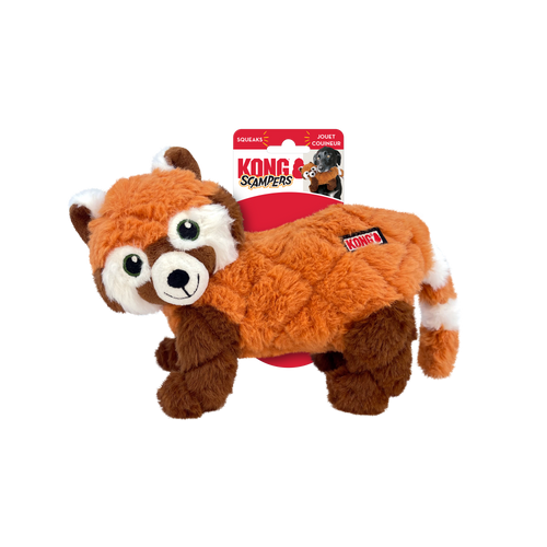 KONG Scampers Red Panda Dog Toy