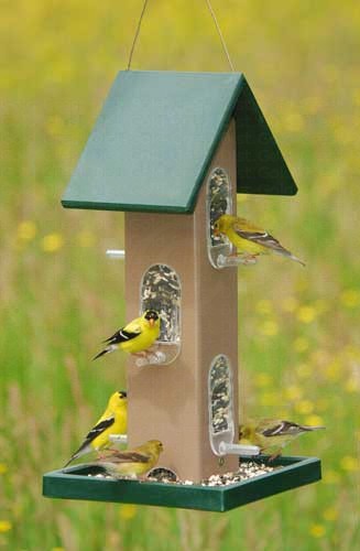 Songbird Essentials Tube Feeder with seed Tray (1-Count)