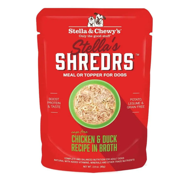 Stella & Chewy's Stella’s Shredrs Chicken & Duck Recipe in Broth (2.8 Oz)