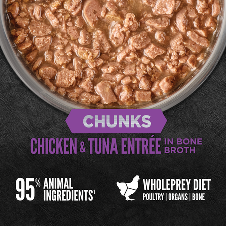 ORIJEN Chunks & Shreds, Chicken & Tuna Recipe for Kittens