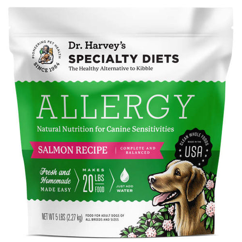 Dr. Harvey's Specialty Diet Allergy Salmon Recipe Natural Nutrition for Canine Sensitivities