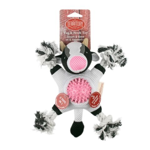 Territory Cow 2-in-1 Dog Toy