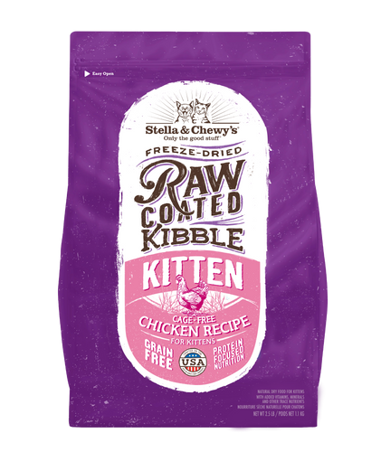 Stella & Chewy's Raw Coated Kitten Cage-Free Chicken Recipe (2.5 Lbs)