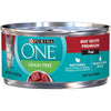 Purina ONE Grain Free Premium Pate Beef Canned Cat Food