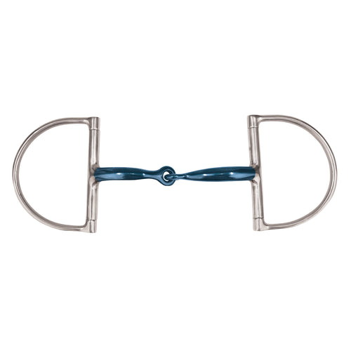 JP KORSTEEL BLUE STEEL JOINTED DEE RING SNAFFLE BIT 5