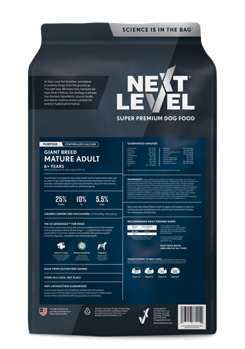 Next Level Super Premium Dog Food Giant Breed Mature Adult