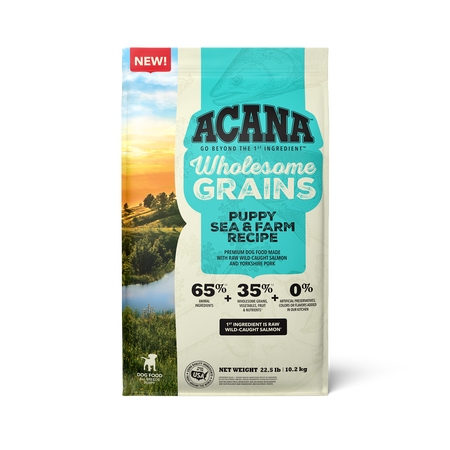 ACANA Wholesome Grains, Puppy Sea & Farm Recipe Dry Dog Food