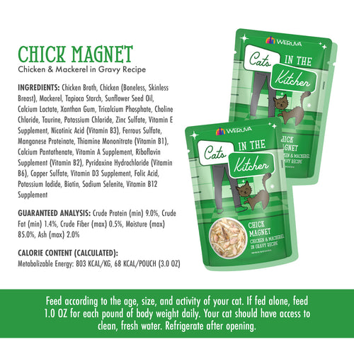Weruva Cats In the Kitchen Chick Magnet Pouches Wet Cat Food