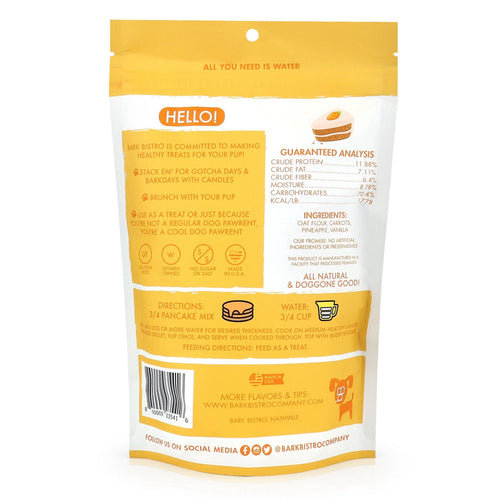 Bark Bistro Carrot Cake Pooch Pancakes