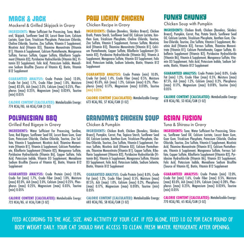 Weruva Classic Cat Food, Rudi's Recipes Variety Pack