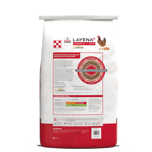 Purina® Layena®+ Omega-3 Chicken Feed Pellets