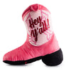 Haute Diggity Dog Pink Cowgirl Boot Dog Toy