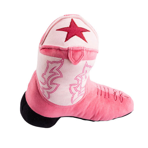 Haute Diggity Dog Pink Cowgirl Boot Dog Toy