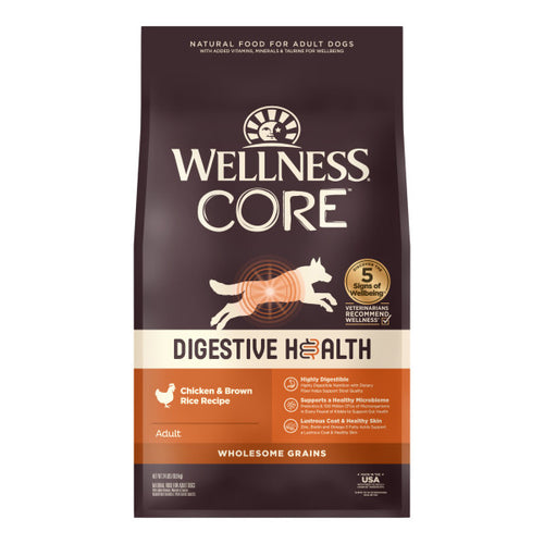 Wellness CORE Digestive Health Chicken & Brown Rice Dog Food