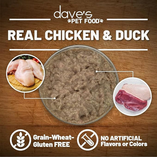 Dave's Chicken & Duck Recipe in Saucey Paté / 5.5 oz