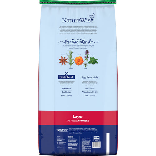NatureWise® 17% Protein Layer Crumble Poultry Feed