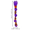 KONG Halloween Knots Snake Purple Dog Toy